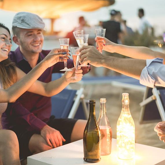 Beach clubs en la Barceloneta